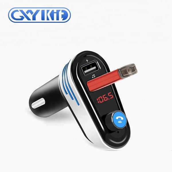 Dual USB car fm transmitter charger hands free wireless Bluetooth