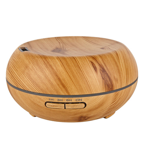 Aromatherapy Ultrasonic Wood Grain Diffuser Aroma Mist Dispenser Humidifier 200ML