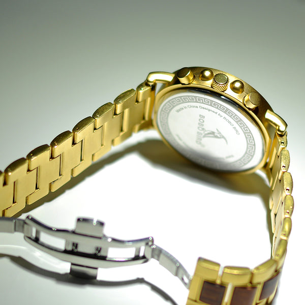 BOBO BIRD Luxury Top Brand Wrist Watches wood skeleton watch for Men