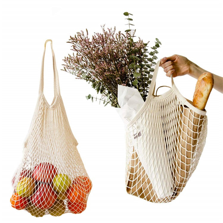 Organic Cotton Mesh Produce Bag - Zero Waste Net Bag - Eco Bags –